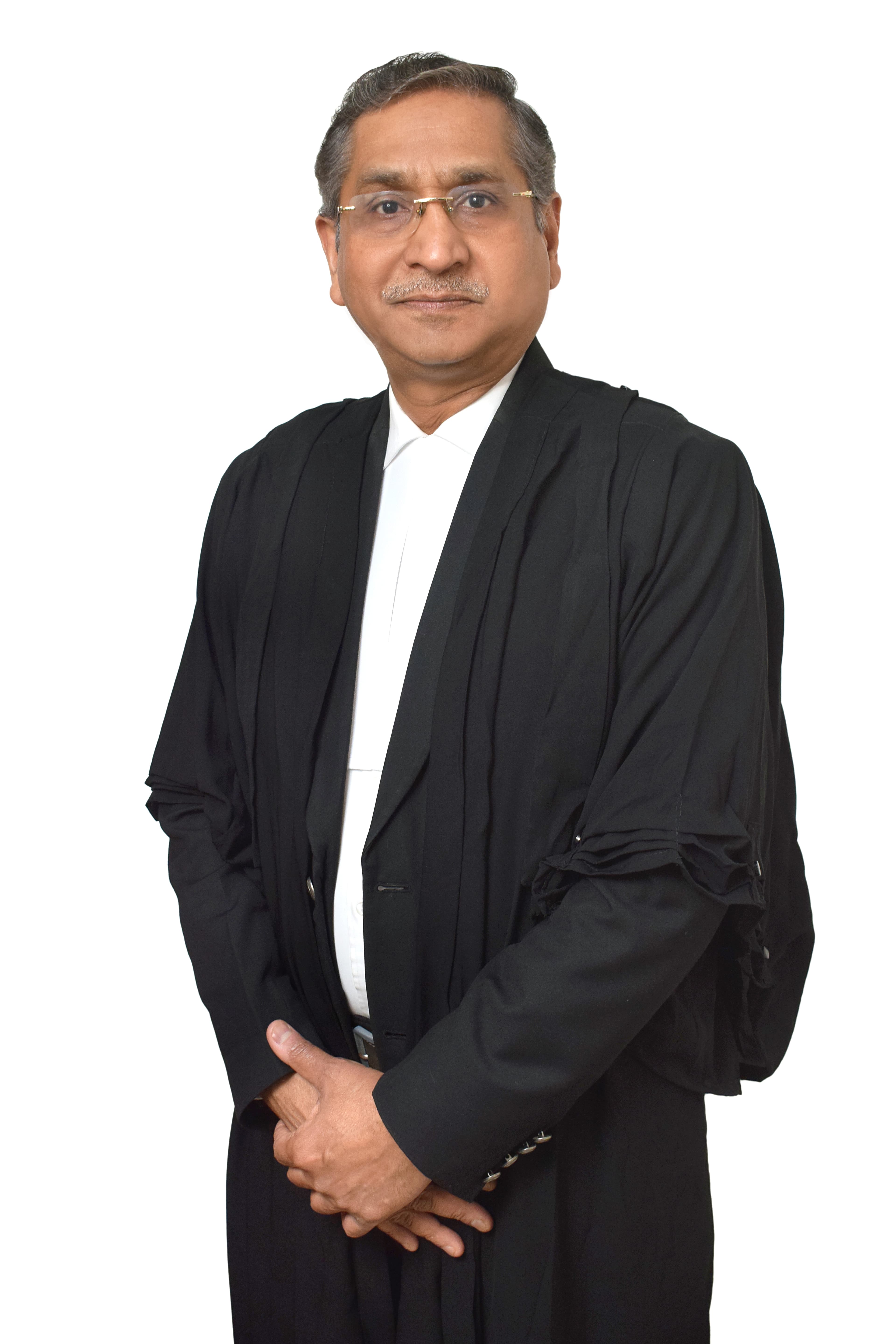Rakesh Agarwal in full advocate dress